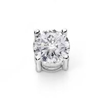 Orecchini Comete Uomo Classic in Oro bianco Zircone UOR103 - UOR103
